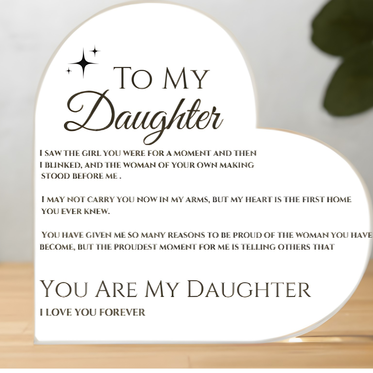 Timeless 3D Crystal Keepsake