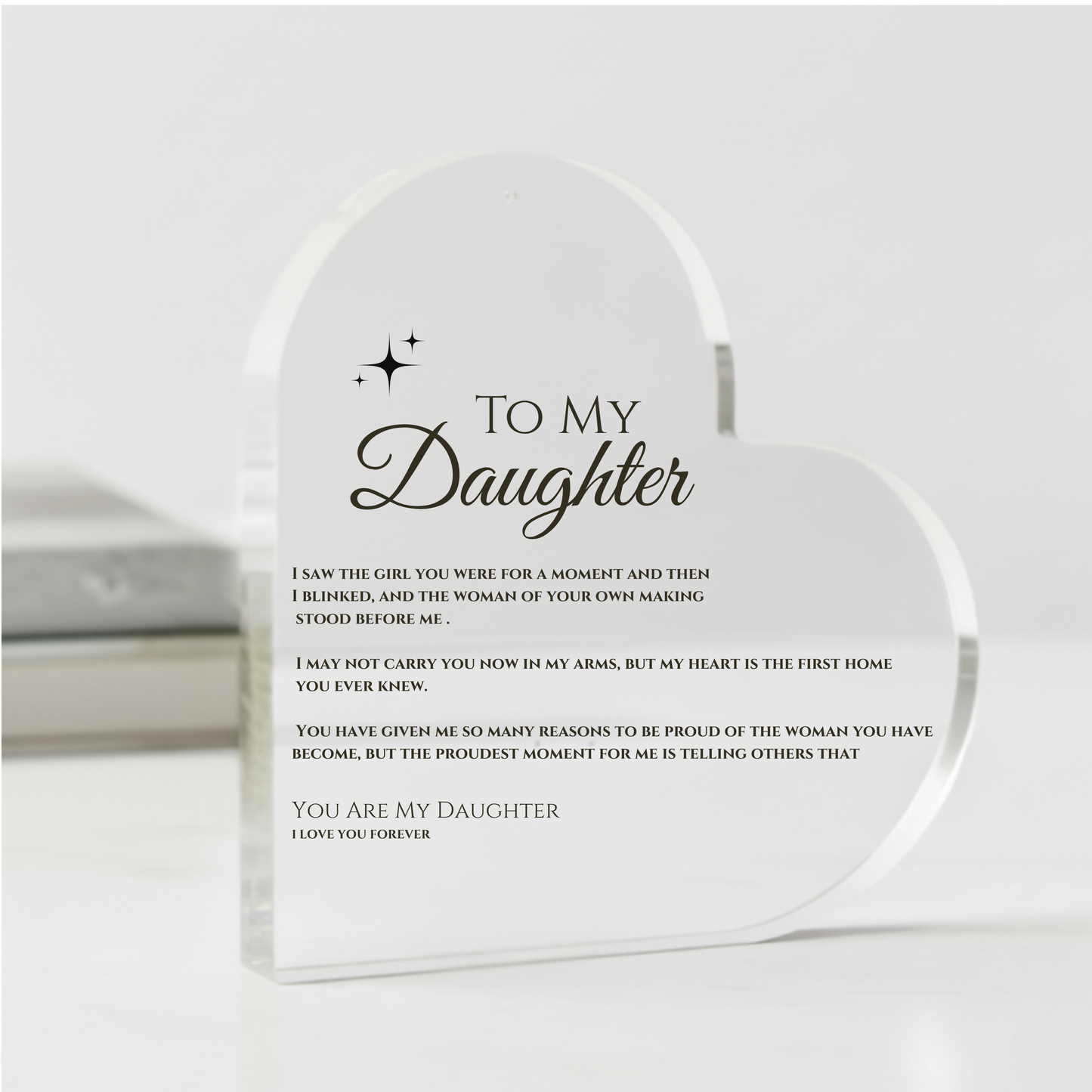 Timeless 3D Crystal Keepsake