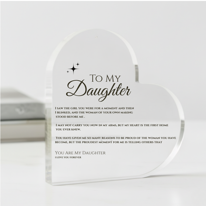 Timeless 3D Crystal Keepsake