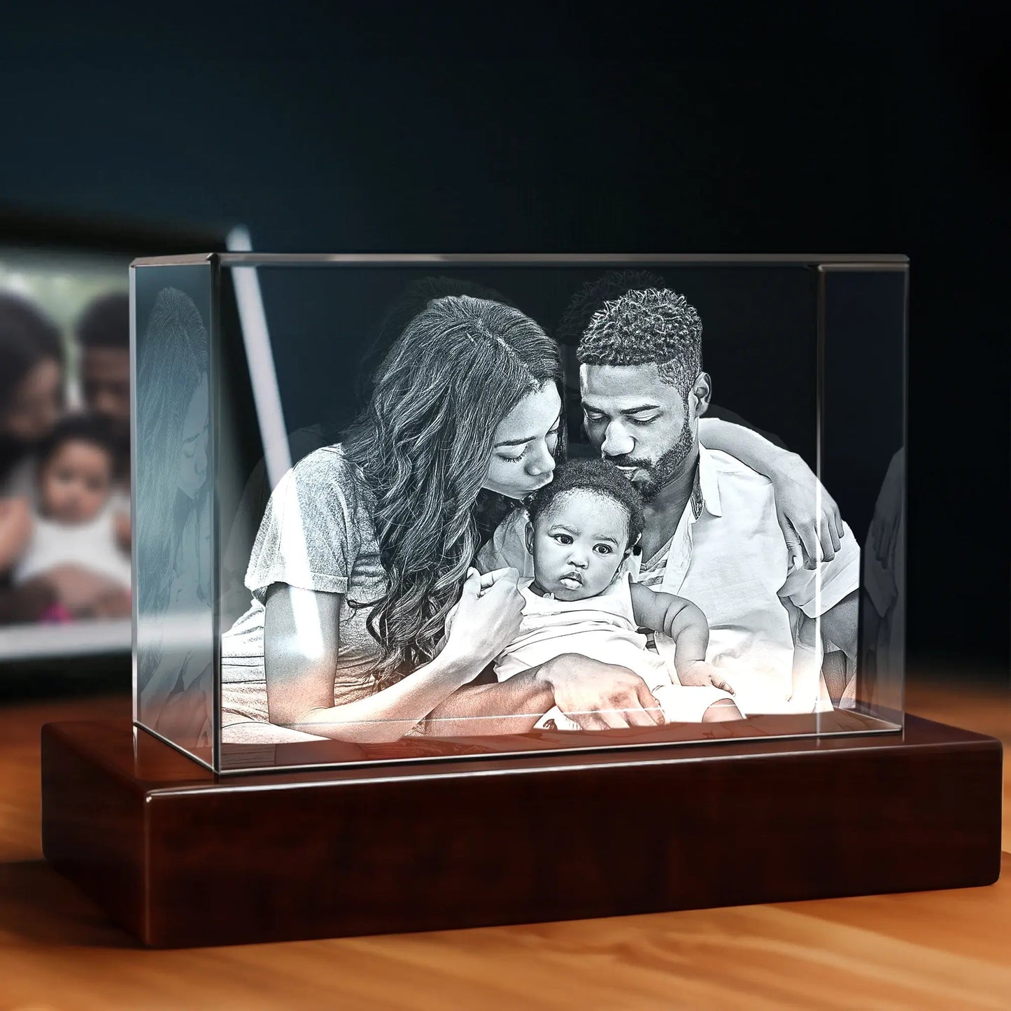 Timeless 3D Crystal Keepsake